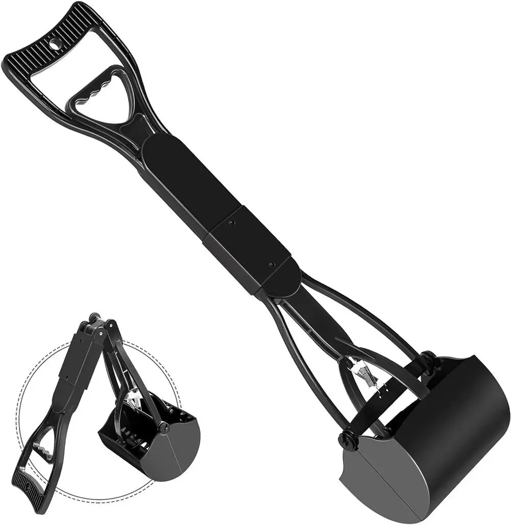 Pet Dog Cleaner Pooper Scooper Long Handle Pet Pooper Scooper Dog Cat Poop Scoop Clean Waste Cleaning Tools Pet Supplies