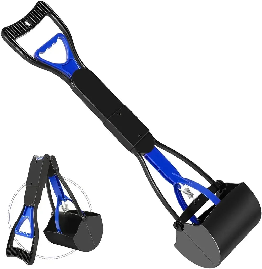 Pet Dog Cleaner Pooper Scooper Long Handle Pet Pooper Scooper Dog Cat Poop Scoop Clean Waste Cleaning Tools Pet Supplies